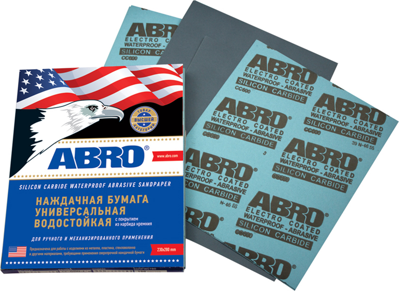 

ABRO Бумага наждачная водост №240 (ABRO)