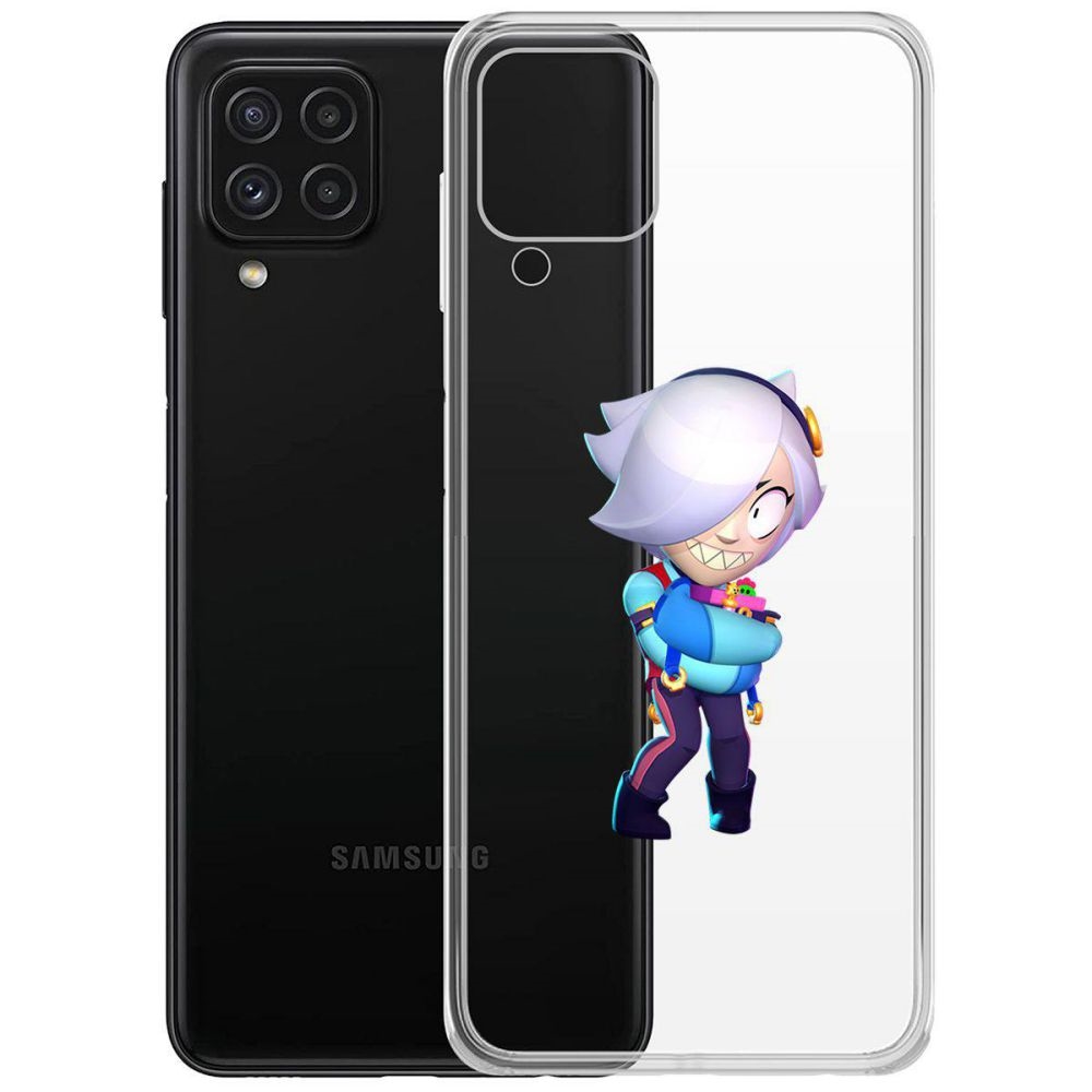 

Чехол-накладка Brawl Stars-Колетт для Samsung Galaxy A22/M22 (A225/M225), Прозрачный