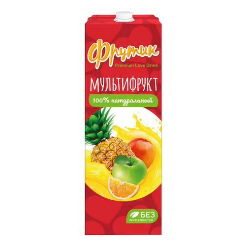 

Напиток сокосодержащий Фрутик мультифруктовый 950 мл