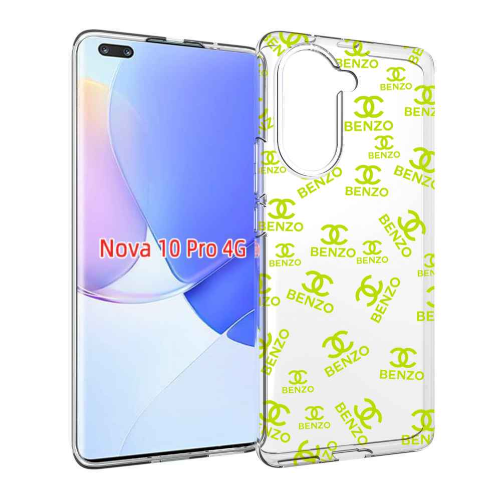 Чехол MyPads Белый-Бензо для Huawei Nova 10 Pro противоударный