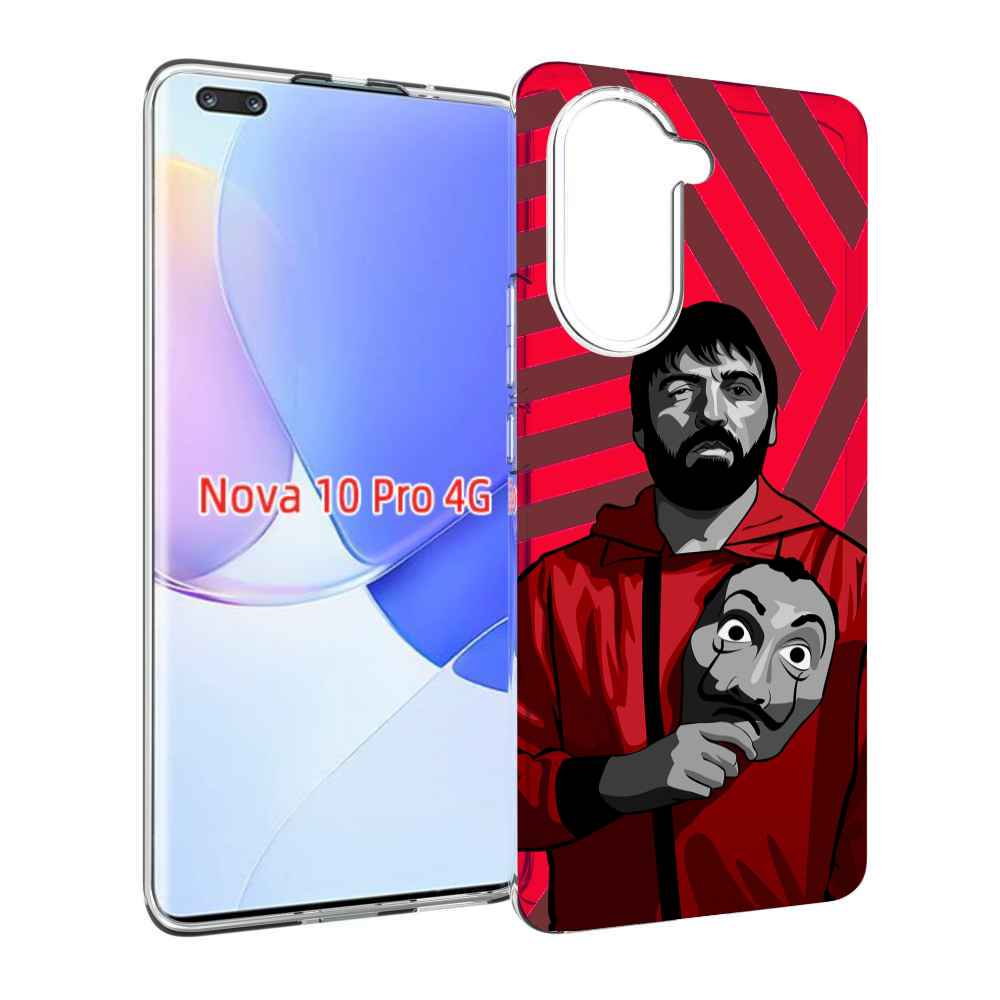 Чехол MyPads Богата-Бумажный-дом для Huawei Nova 10 Pro противоударный