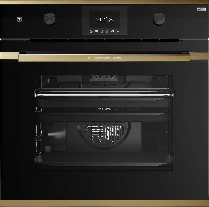 

Встраиваемый электрический духовой шкаф Kuppersbusch BP 6381.0 S4 черный, золотистый, BP 6381.0 S4
