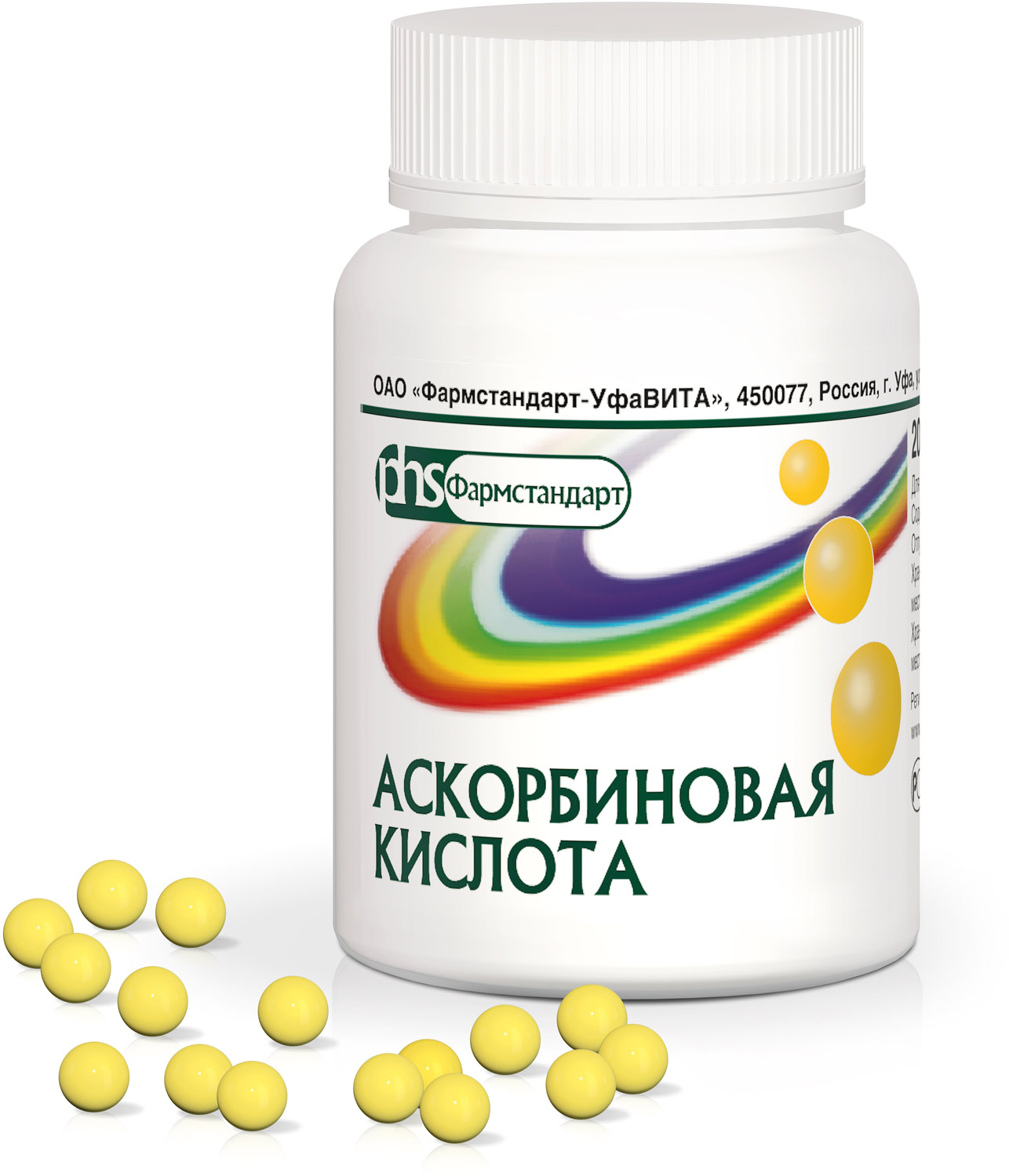 

Аскорбиновая К-та драже №200