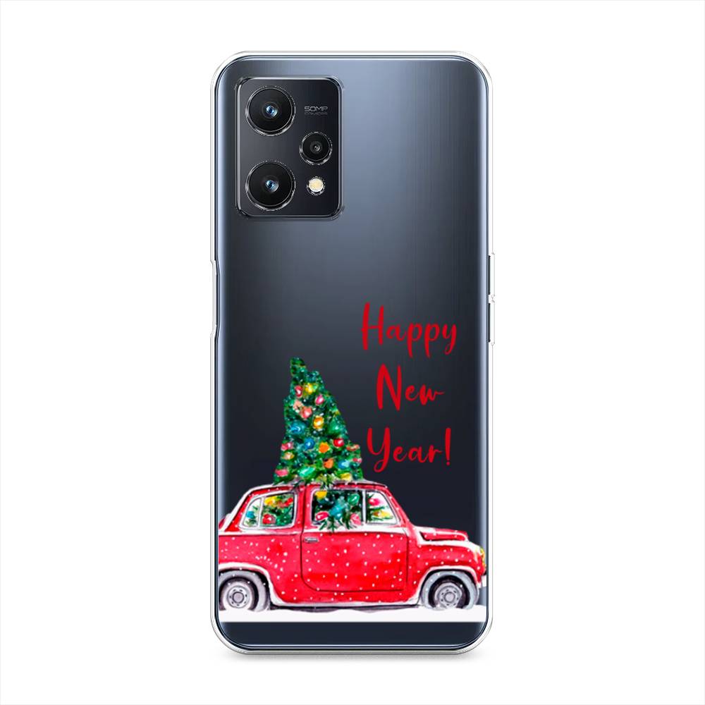 

Чехол на Realme 9 Pro "Happy New Year", Красный;зеленый, 2511150-5