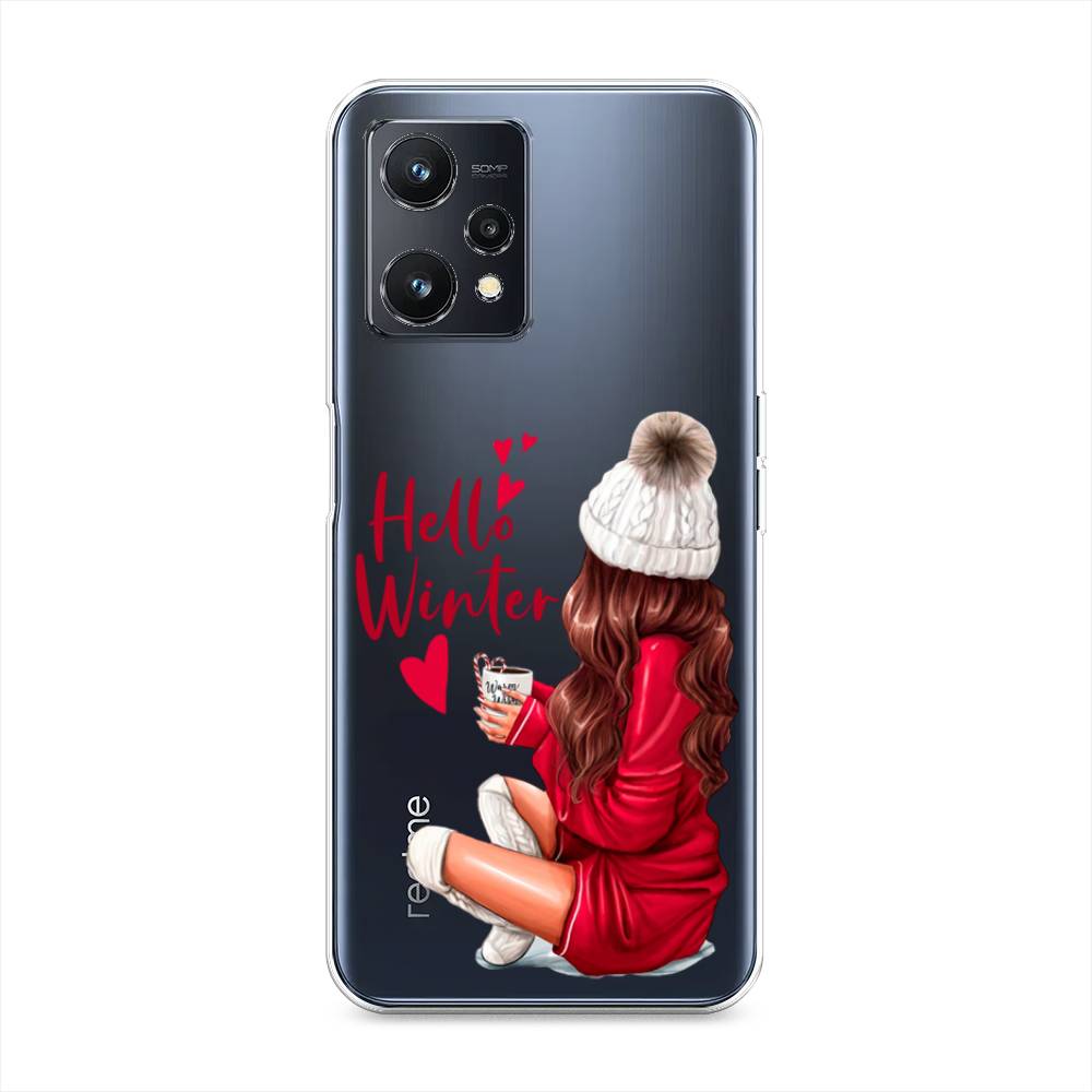 

Чехол на Realme 9 Pro "Hello winter", Красный;белый;коричневый, 2511150-5