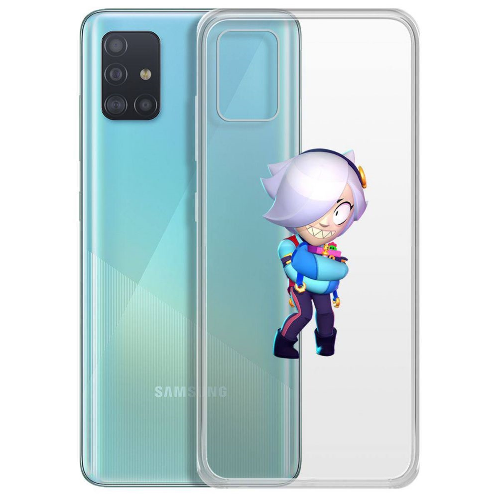 

Чехол-накладка Brawl Stars-Колетт для Samsung Galaxy A51 (A515), Прозрачный