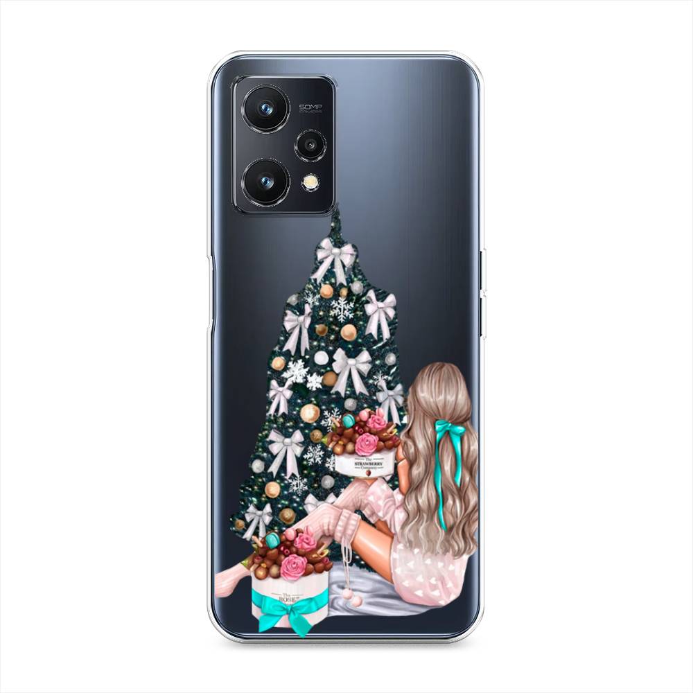 

Чехол на Realme 9 Pro "New Year", Зеленый;бежевый;голубой, 2511150-5