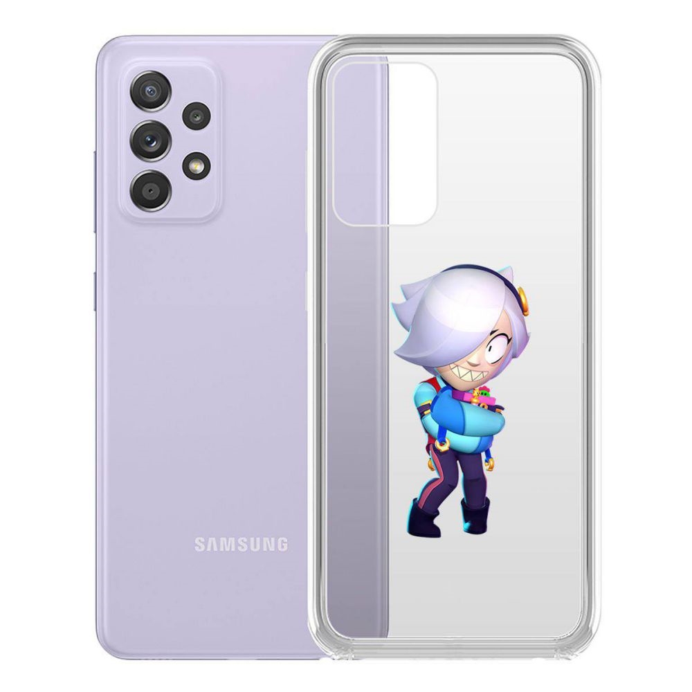 

Чехол-накладка Brawl Stars-Колетт для Samsung Galaxy A52 (A525), Прозрачный
