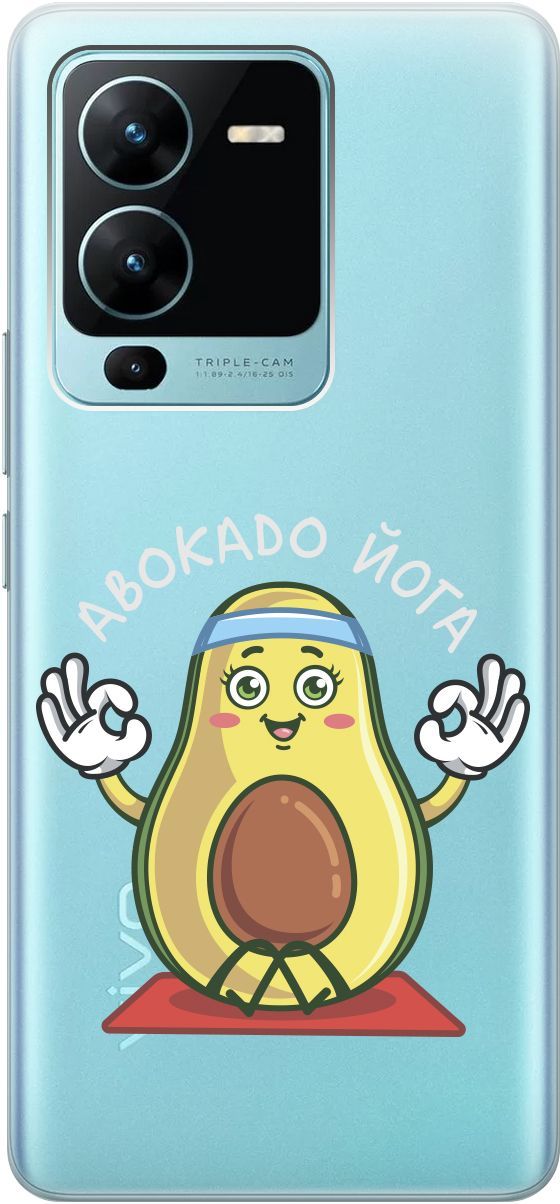 Силиконовый чехол на Vivo V25 Pro 5G с 3D принтом 