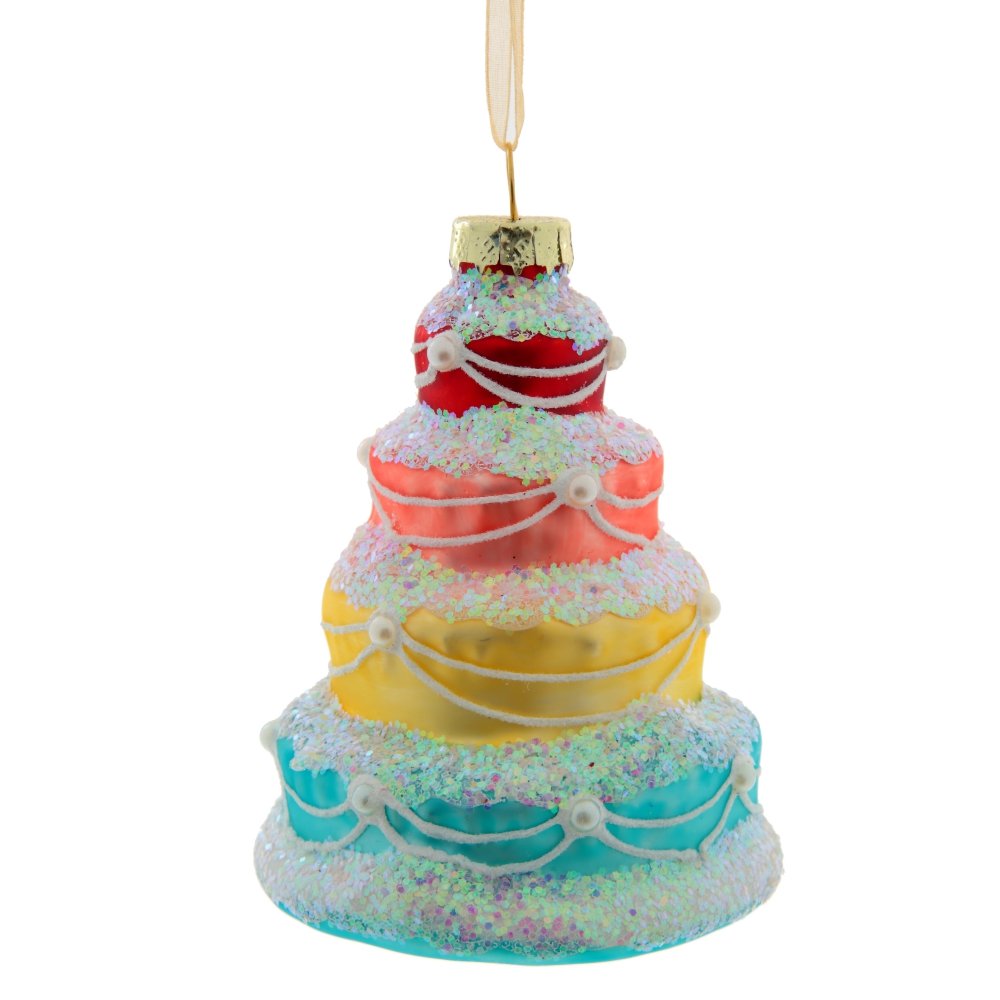 Елочная игрушка Remeco collection Торт KSM-762726 1 шт. разноцветный