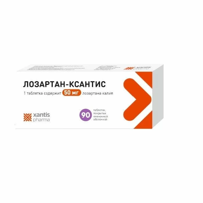 

Лозартан-Ксантис таблетки по 12,5мг №30