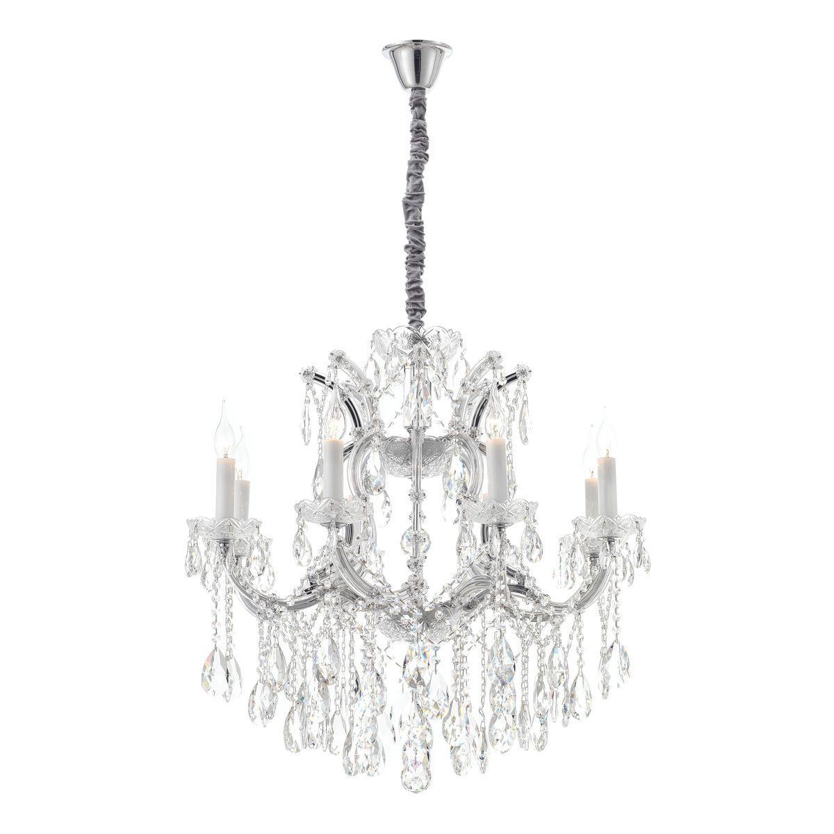 

Подвесная люстра iLamp Diamond 6071-8 CR+CL