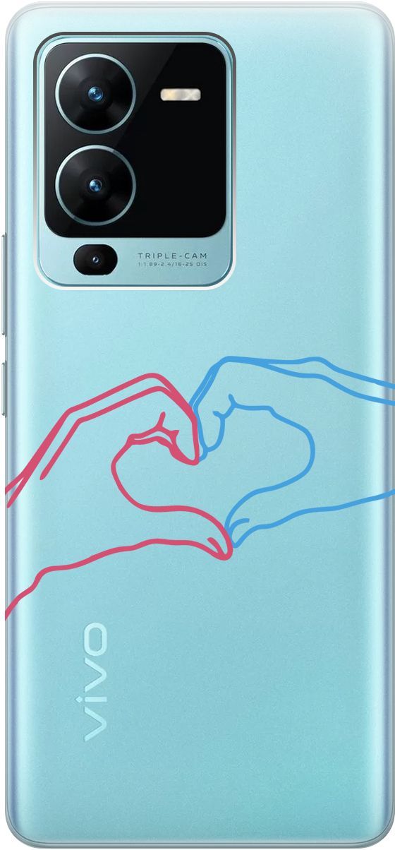 Силиконовый чехол на Vivo V25 Pro 5G с 3D принтом 