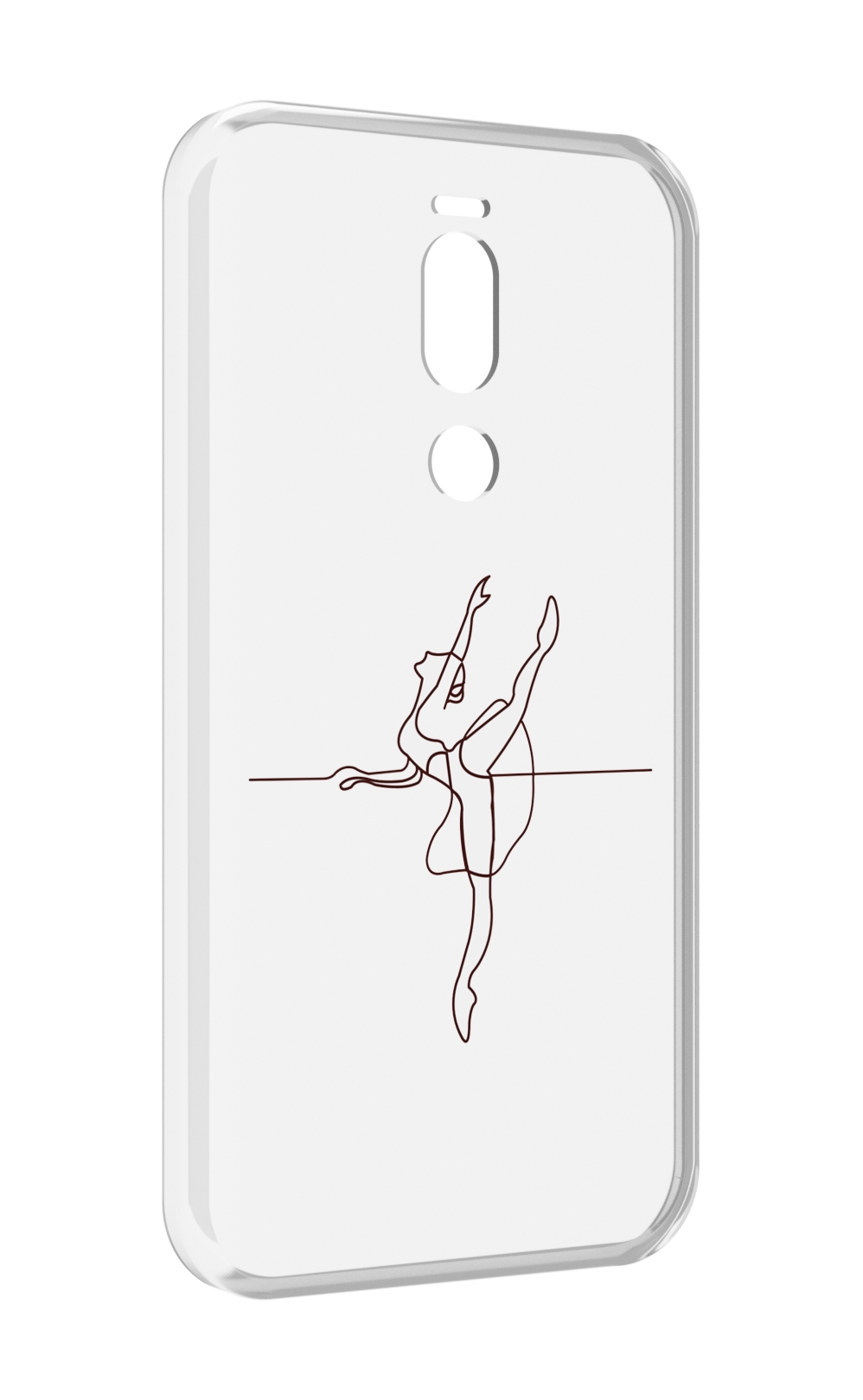 

Чехол Mypads Маленькая-Баллерина Для Meizu X8, Прозрачный, Tocco