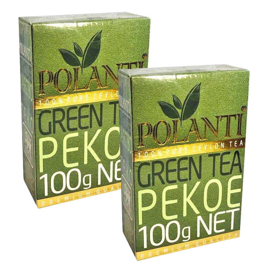 Зеленый чай Polanti, 2 шт по 100 г