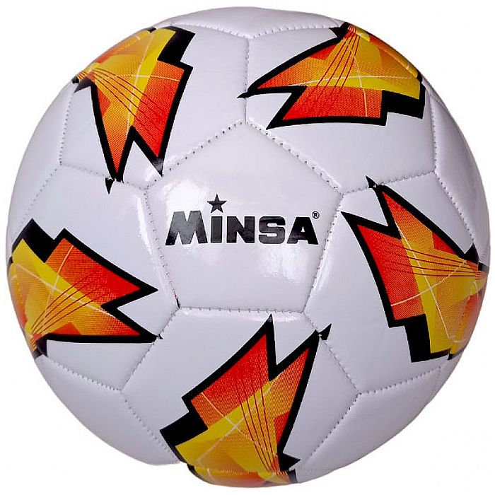 

Мяч футбольный MINSA B5-9073 PVC 2. 7, 345 гр, маш. сш. желтый,белый, B5-9073 PVC 2. 7, 345 гр, маш. сш.