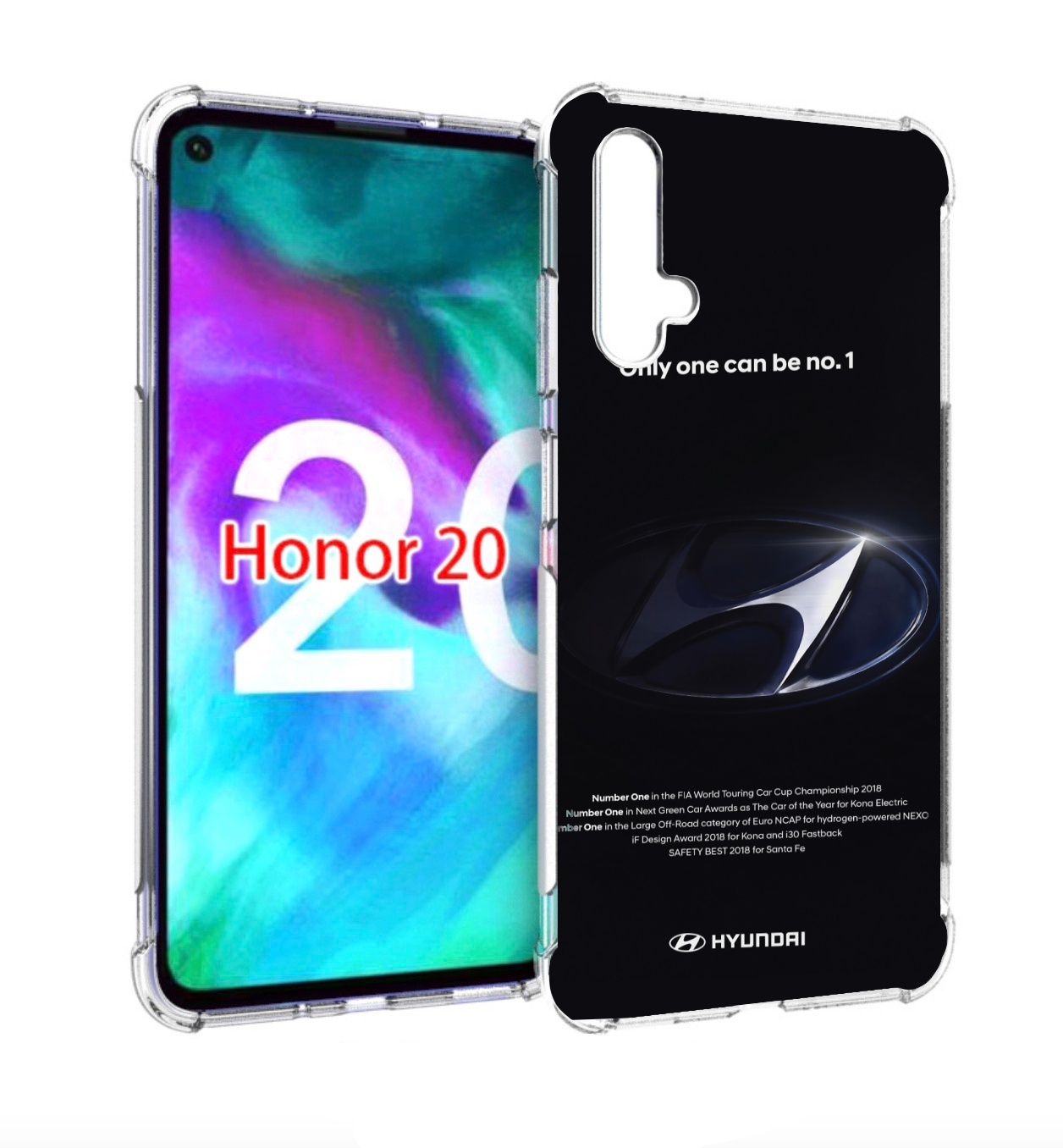 

Чехол бампер MyPads хендаи hyundai 3 для Honor 20, Прозрачный, Tocco