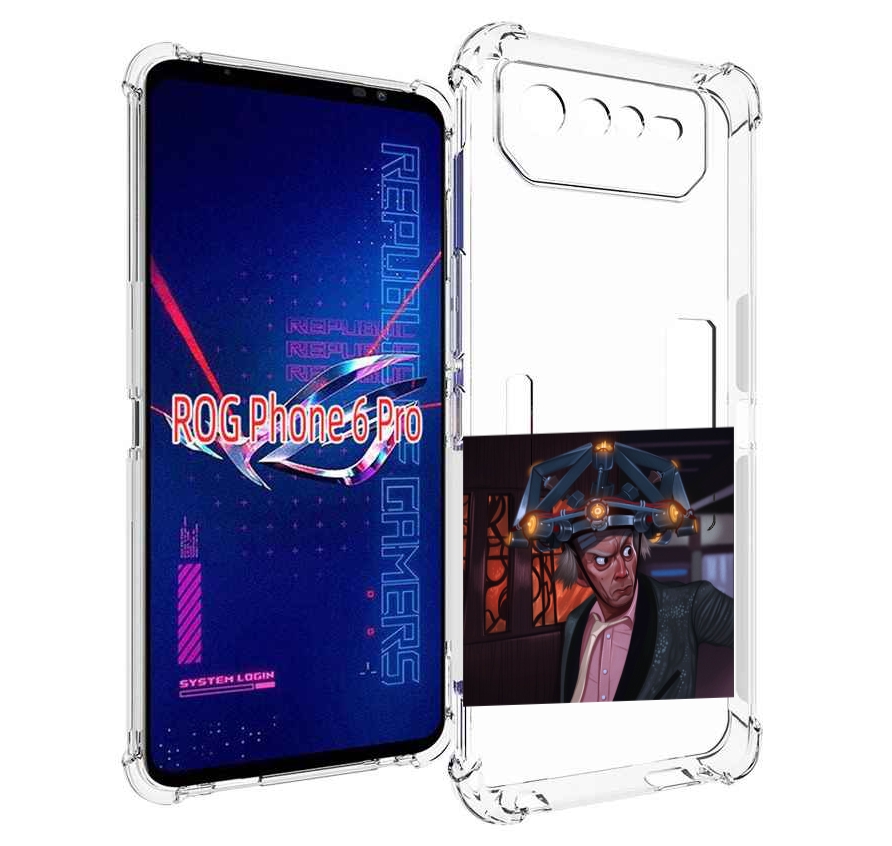 

Чехол MyPads назад-в-будущее для Asus ROG Phone 6 Pro, Прозрачный, Tocco