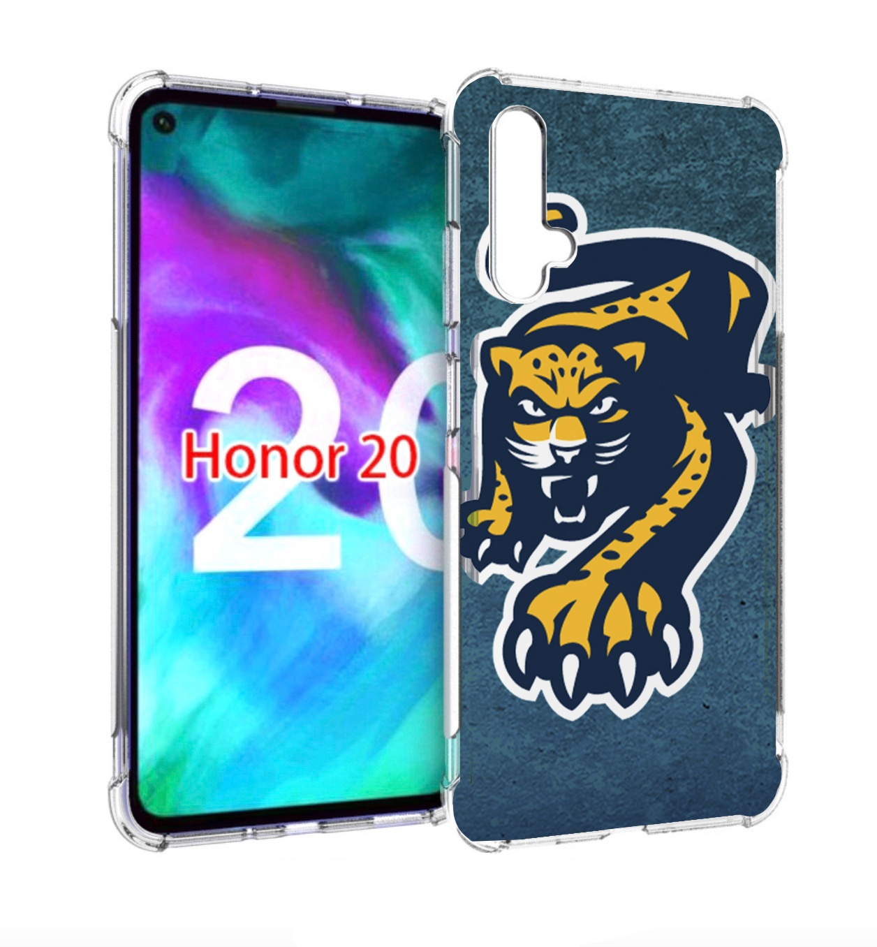 

Чехол бампер MyPads хк сочи хоккеи для Honor 20, Прозрачный, Tocco