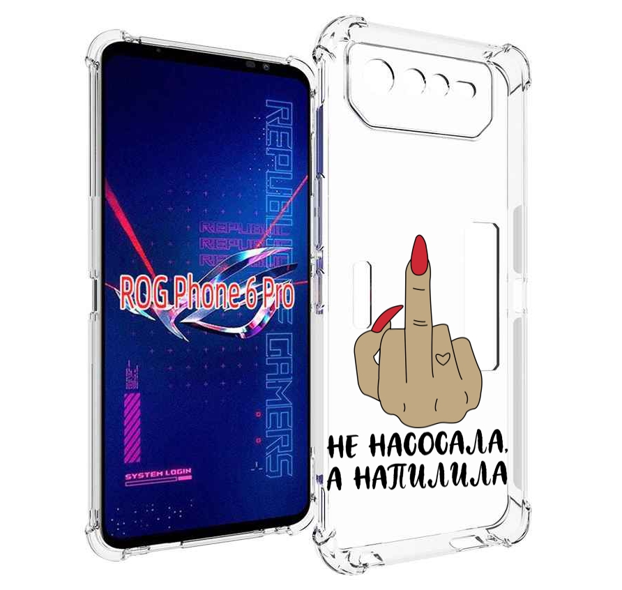 

Чехол MyPads напилила для Asus ROG Phone 6 Pro, Прозрачный, Tocco