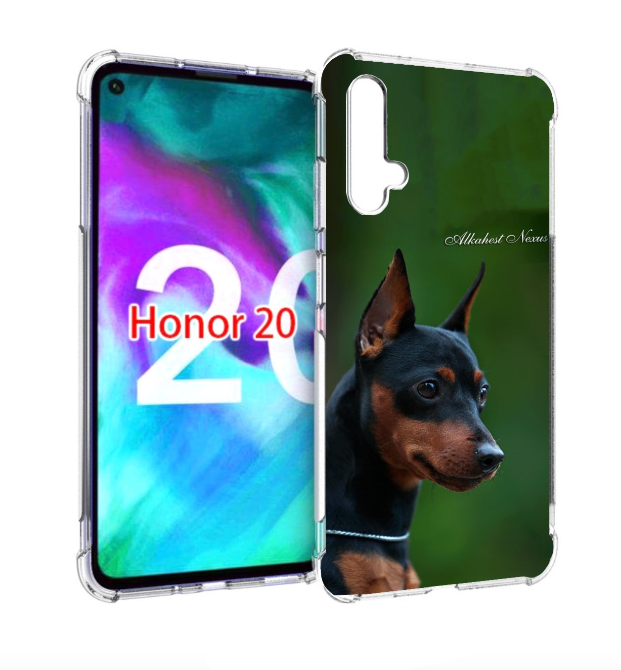 

Чехол бампер MyPads цвергпинчер черпинчер для Honor 20 Honor, Прозрачный, Tocco