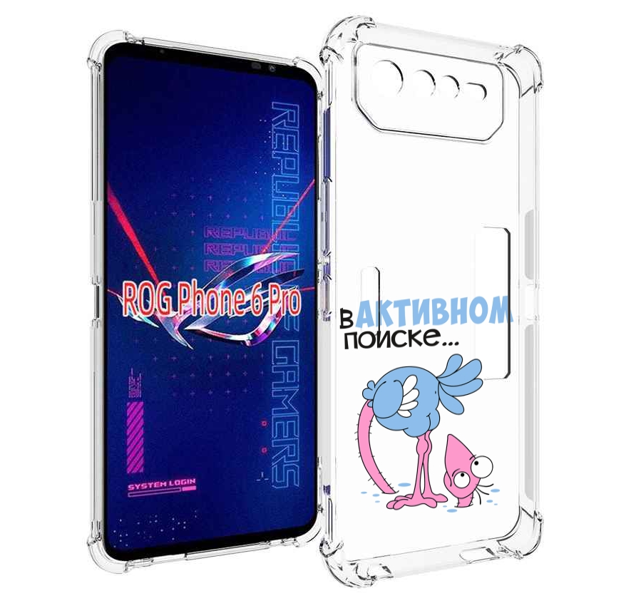 

Чехол MyPads в активном поиске для Asus ROG Phone 6 Pro, Прозрачный, Tocco