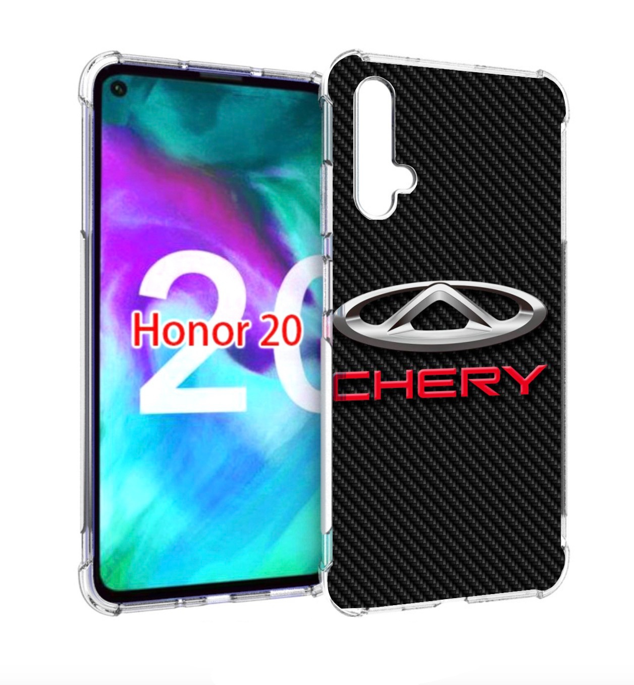

Чехол бампер MyPads чери chery 2 для Honor 20, Прозрачный, Tocco