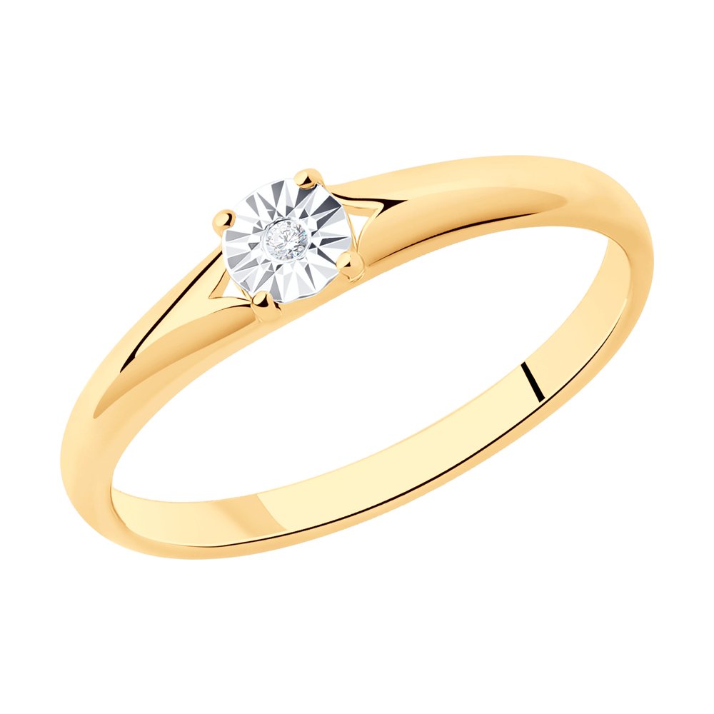 

Кольцо помолвочное из серебра с бриллиантом р.18 SOKOLOV 87010023, 87010023