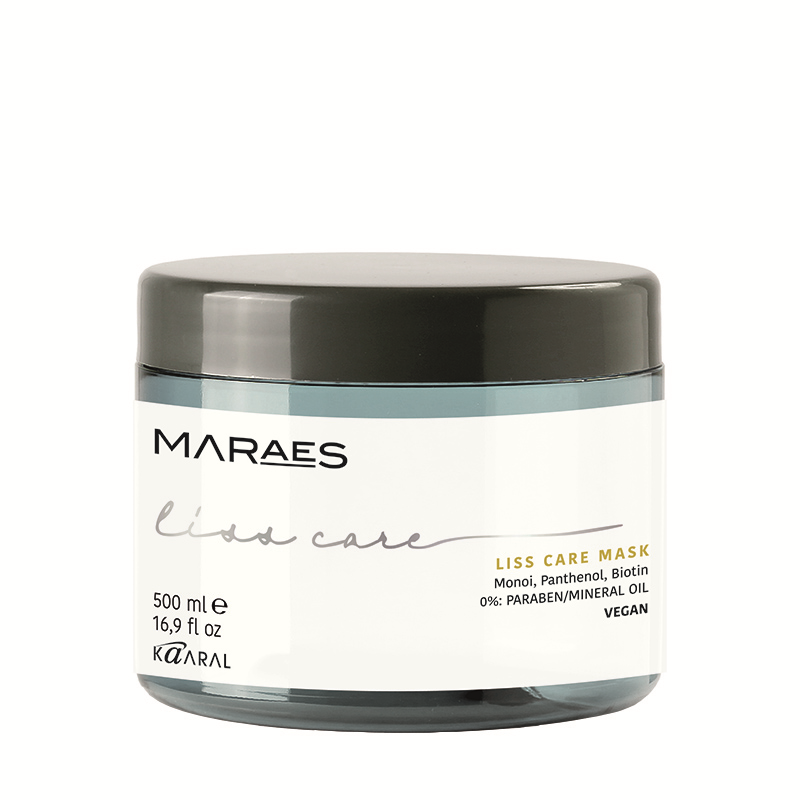 Маска KAARAL разглаживающая для прямых волос LISS CARE MASK 500 мл расческа для волос массажная и разглаживающая 2в1 blue