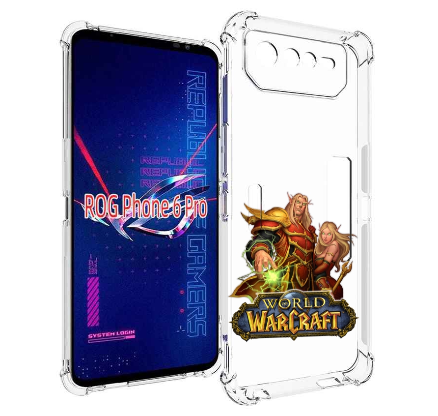

Чехол MyPads варкрафт2 для Asus ROG Phone 6 Pro, Прозрачный, Tocco