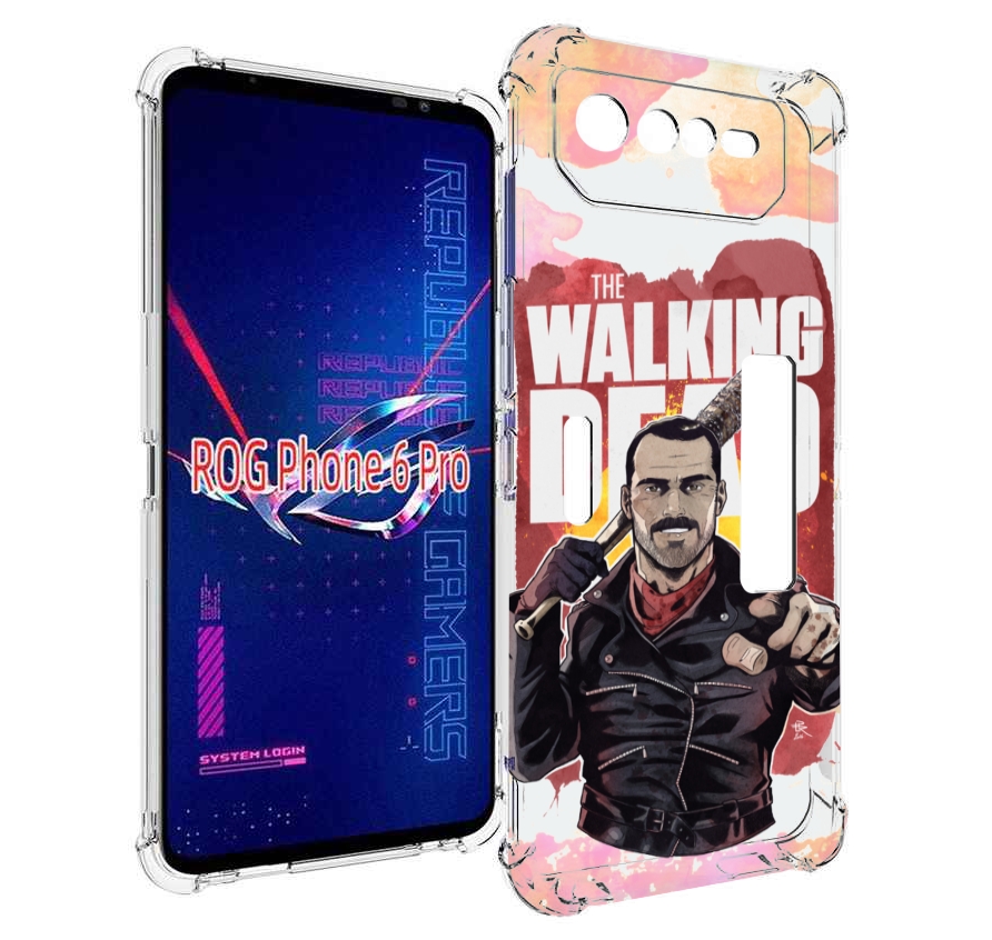 

Чехол MyPads ниган-смит для Asus ROG Phone 6 Pro, Прозрачный, Tocco