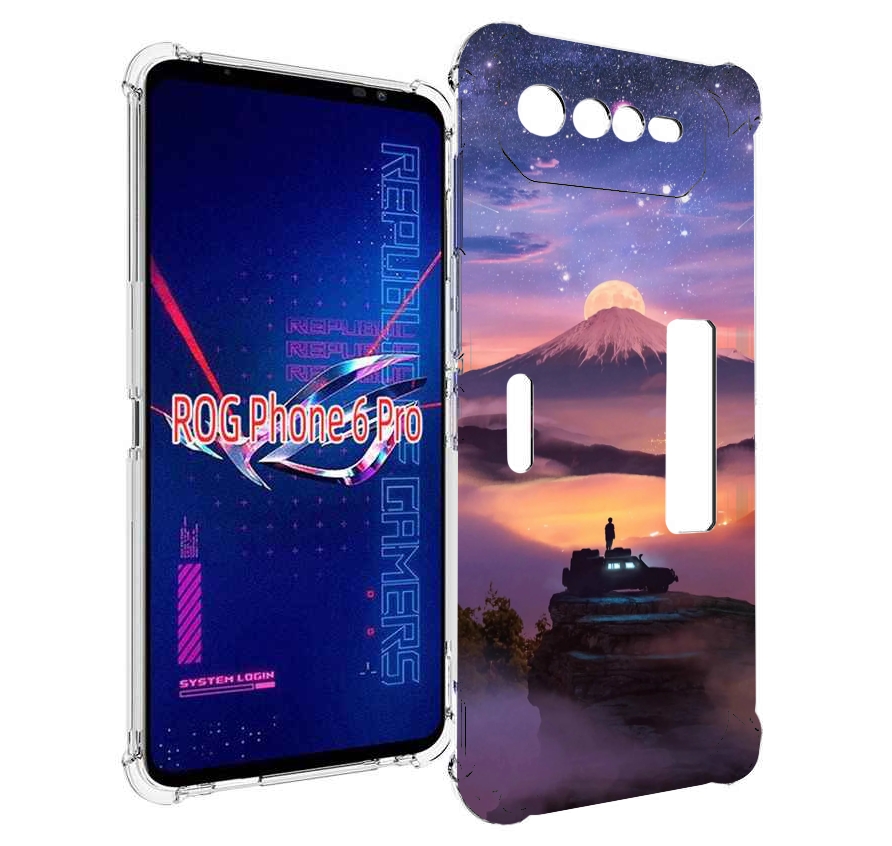

Чехол MyPads ночь-в-горах для Asus ROG Phone 6 Pro, Прозрачный, Tocco