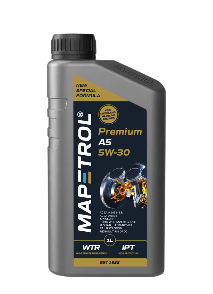 

Моторное масло MAPETROL PREMIUM A5 5W30 4л, PREMIUM A5 5W-30