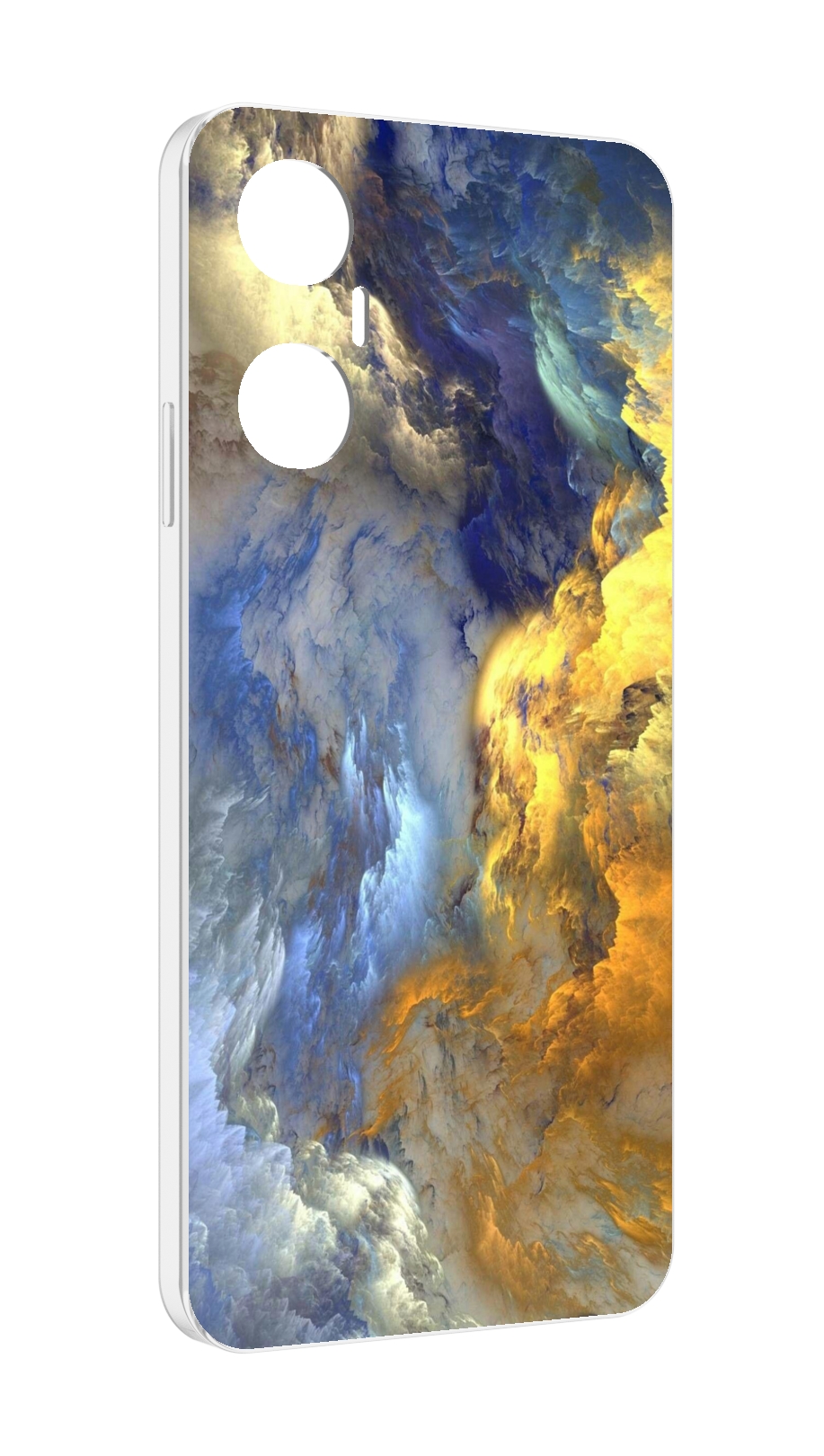 

Чехол MyPads мраморное небо для Infinix Hot 20 5G, Прозрачный, Tocco