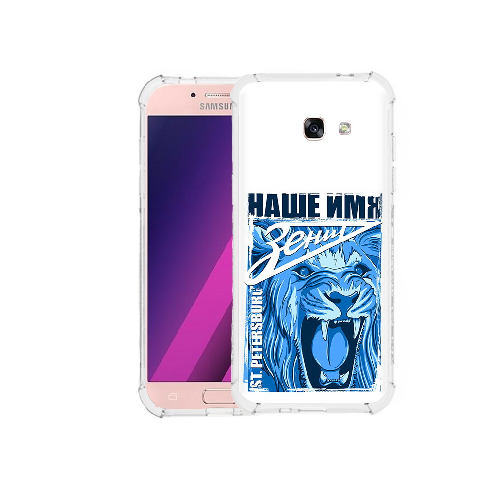 

Чехол MyPads Tocco для Samsung Galaxy A5 ФК наше имя зенит (PT51293.578.183), Прозрачный, Tocco