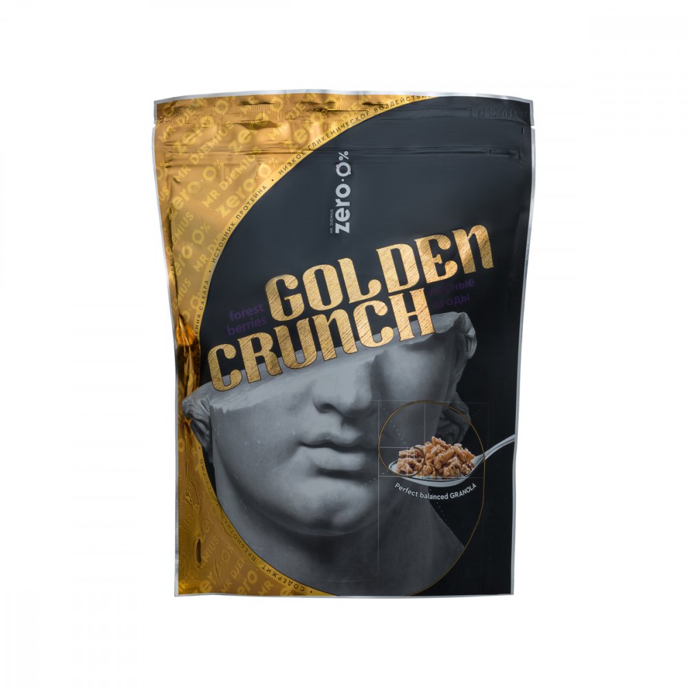 фото Гранола mr. djemius zero «golden crunch» лесные ягоды (350 грамм)