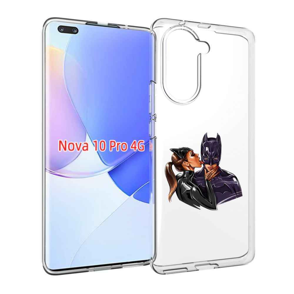 Чехол MyPads Бэтман для Huawei Nova 10 Pro противоударный