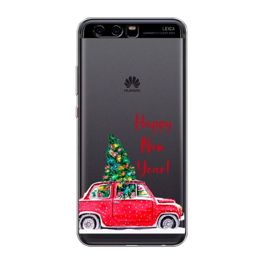 

Чехол для Huawei P10 "Happy New Year", Красный;зеленый, 62250-5