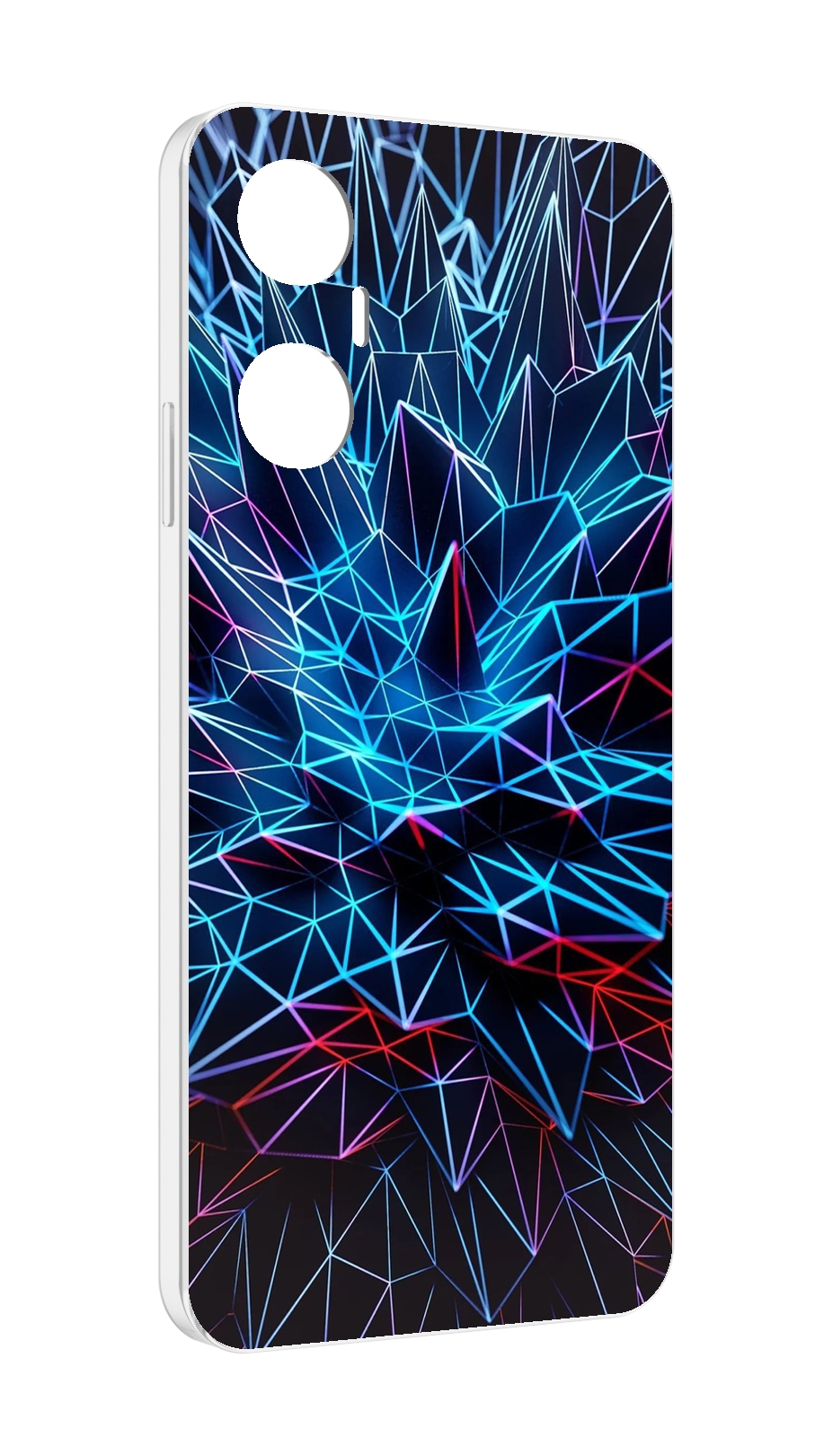 

Чехол MyPads неоновая-абстракция для Infinix Hot 20 5G, Прозрачный, Tocco
