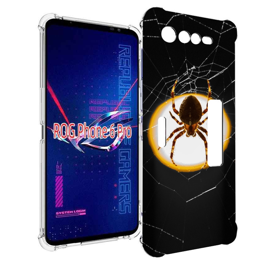 

Чехол MyPads паук-с-паутинкой для Asus ROG Phone 6 Pro, Прозрачный, Tocco