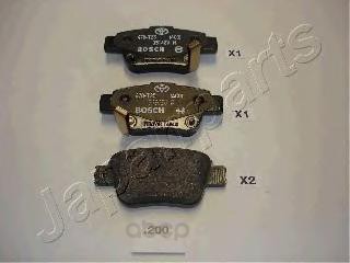 

Тормозные колодки Japanparts дисковые pp200af