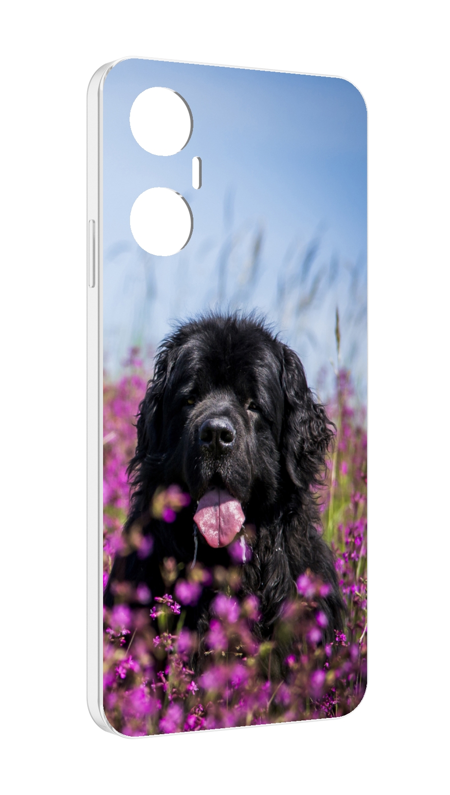 

Чехол MyPads ньюфаундлед для Infinix Hot 20 5G, Прозрачный, Tocco
