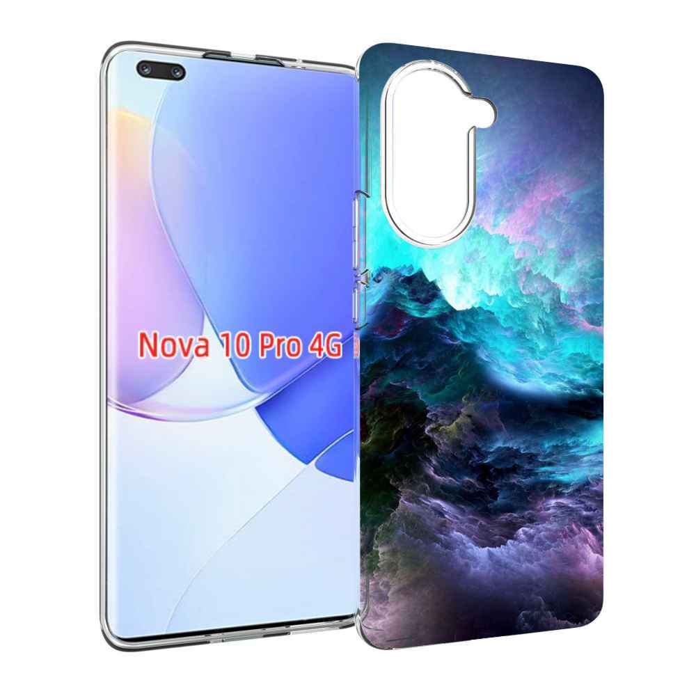 Чехол MyPads Волна для Huawei Nova 10 Pro противоударный
