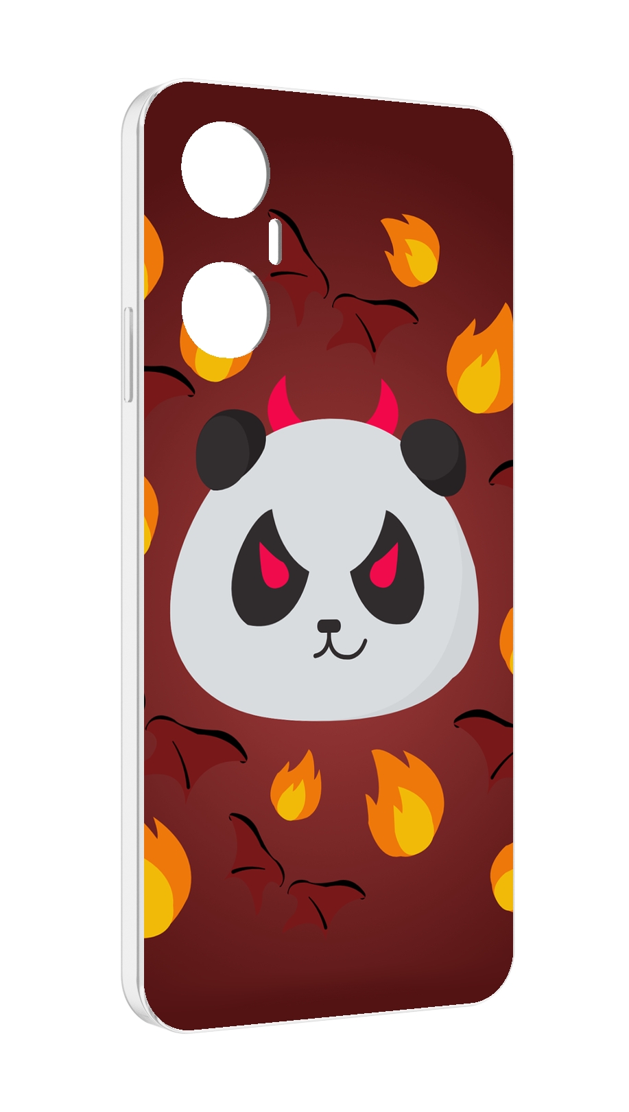 

Чехол MyPads огненная-панда для Infinix Hot 20 5G, Прозрачный, Tocco