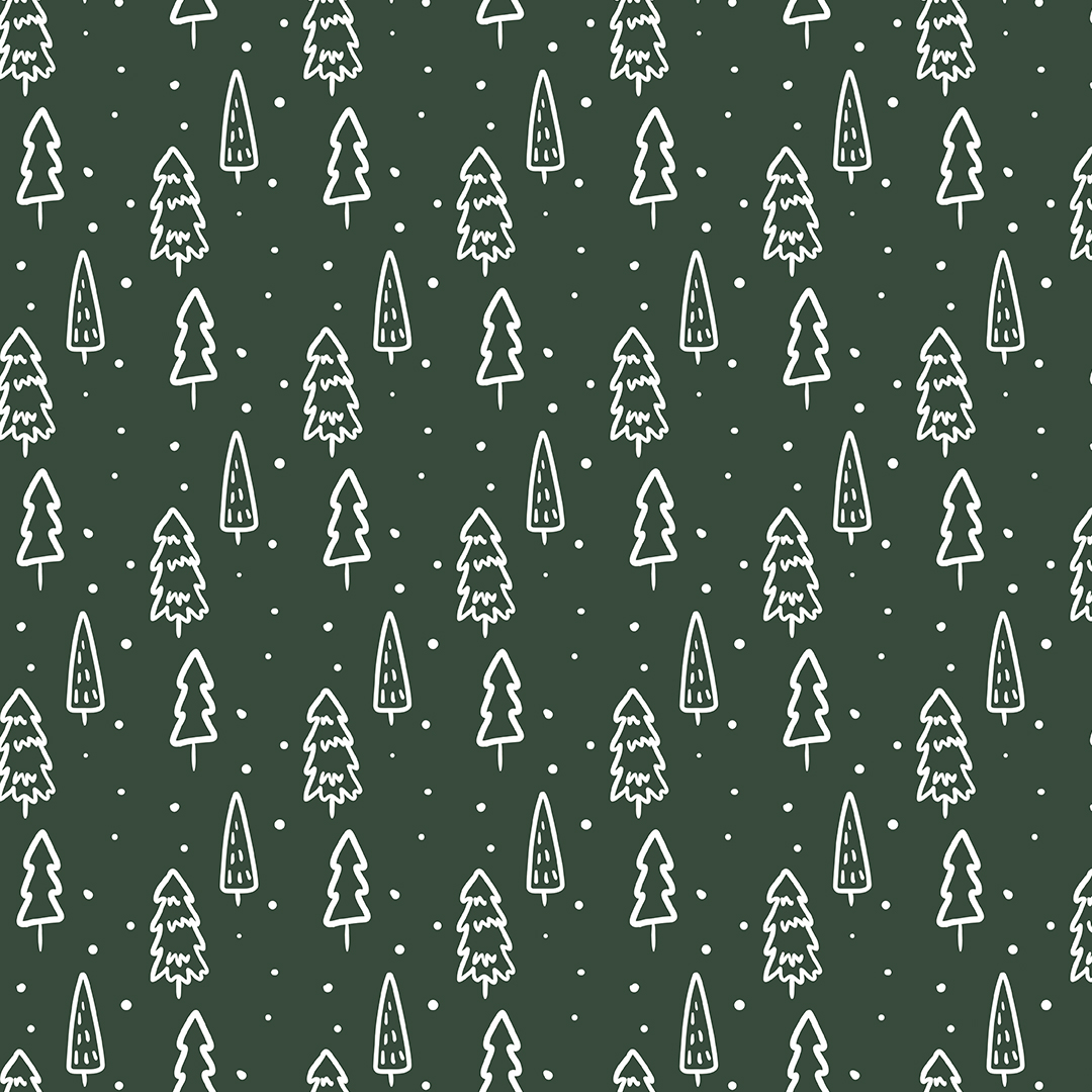 Упаковочная бумага Дон Баллон 2000000036403 Зимний лес, 1 шт 0,7х1