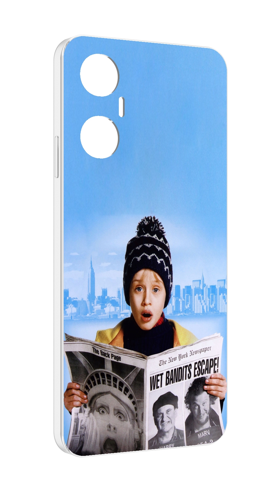 

Чехол MyPads один-дома-детский для Infinix Hot 20 5G, Прозрачный, Tocco