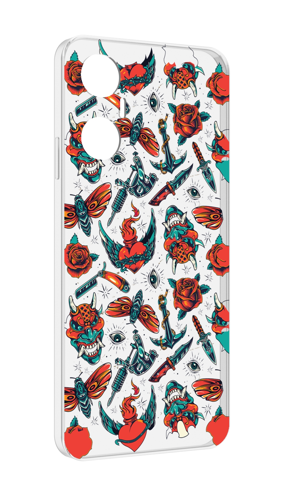 

Чехол MyPads олд-скул-пак для Infinix Hot 20 5G, Прозрачный, Tocco