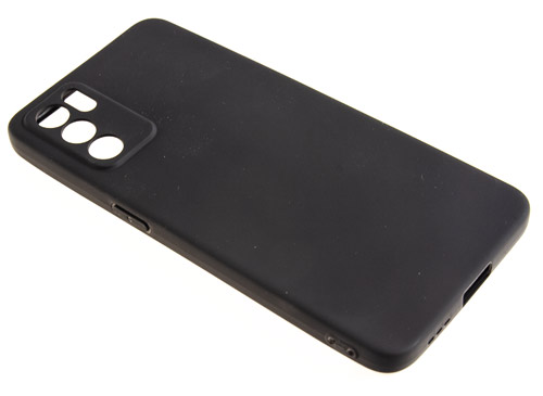 фото Силиконовый чехол tpu case матовый для oppo reno 6 черный pc