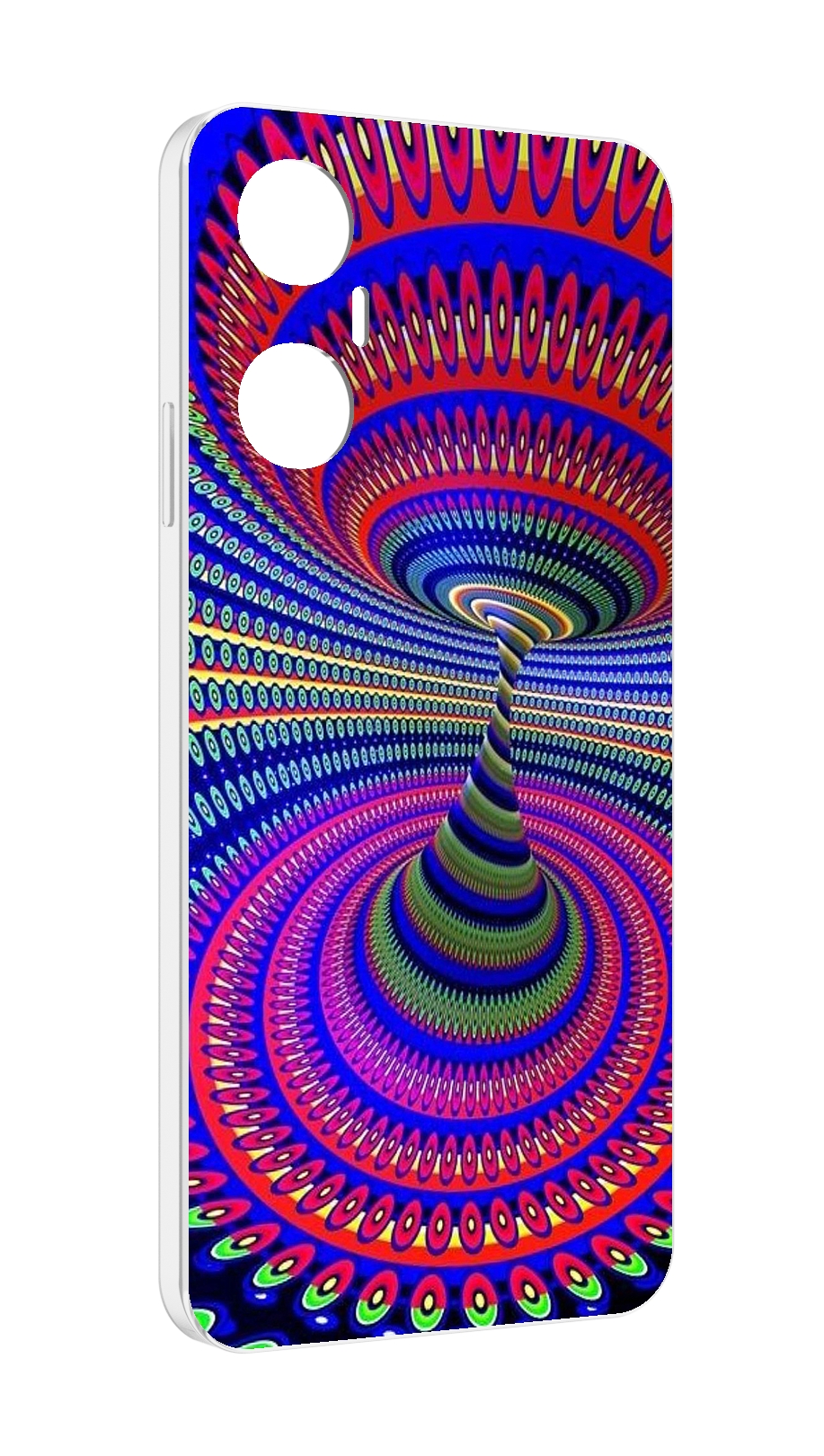 

Чехол MyPads оптическая иллюзия для Infinix Hot 20 5G, Прозрачный, Tocco