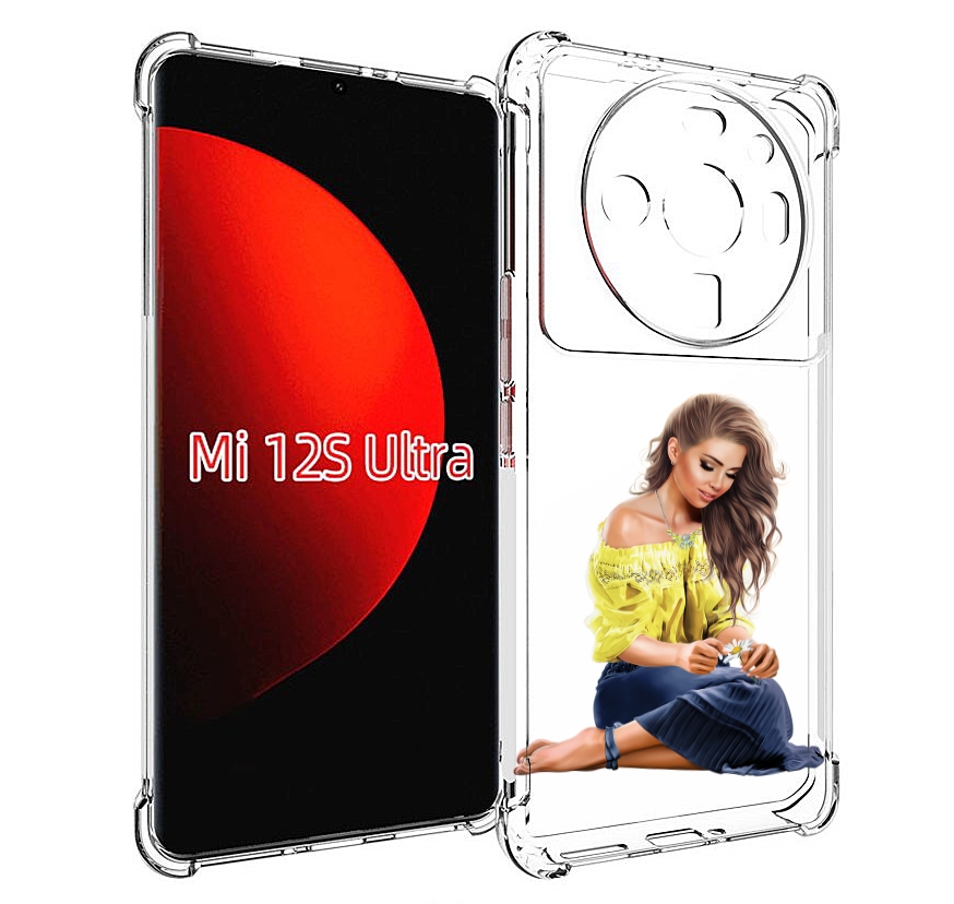 

Чехол MyPads миленькая-девочка женский для Xiaomi 12S Ultra, Прозрачный, Tocco